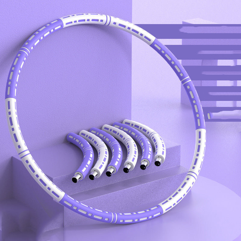 Portable Weighted Foam Hoop